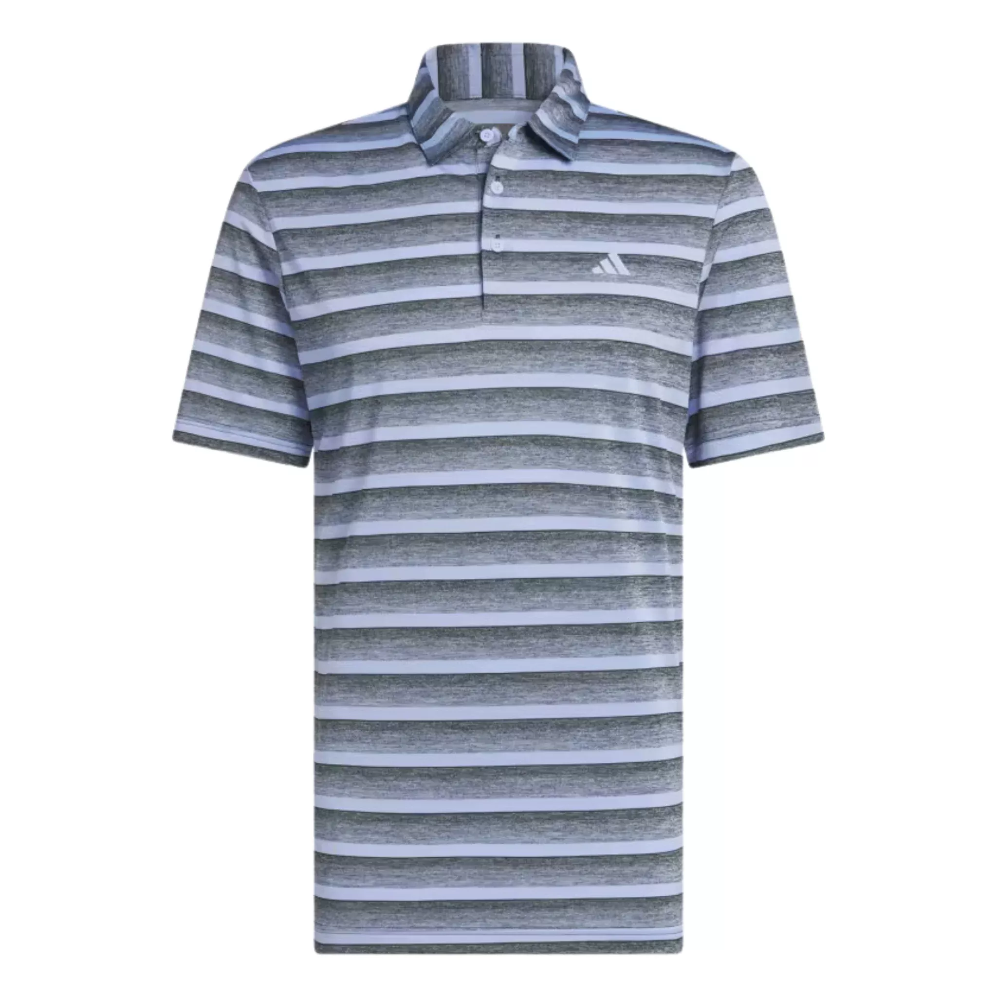 Adidas Two-Colour Striped Mens Polo Shirt | Medium Only