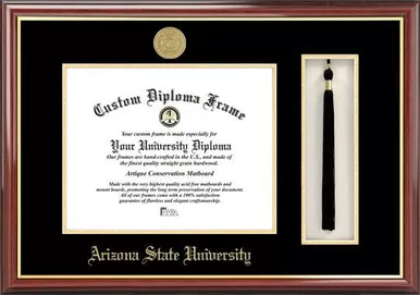 Arizona State Sun Devils Diploma Frame & Tassel Box