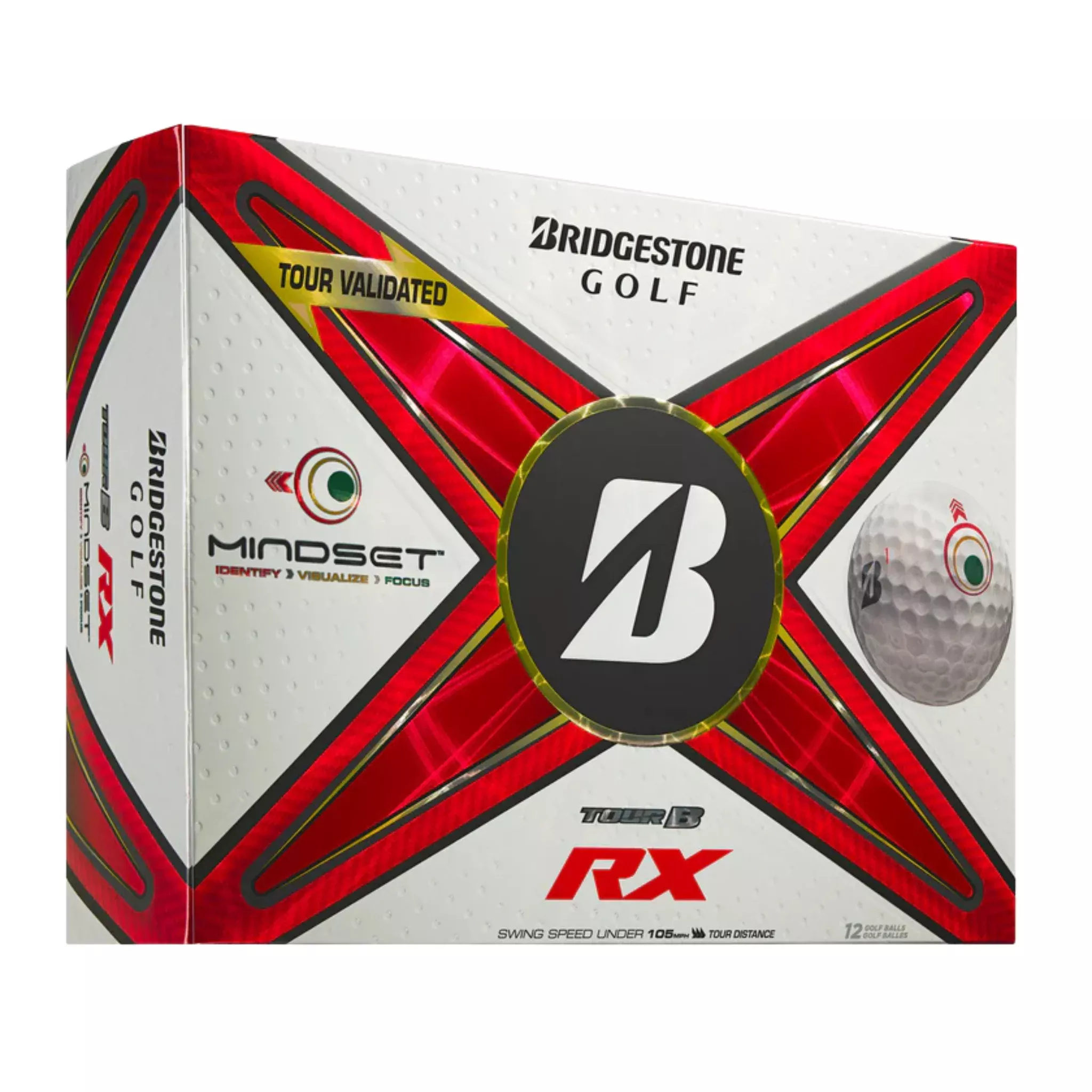 Bridgestone 2024 Tour B RX Mindset Golf Balls