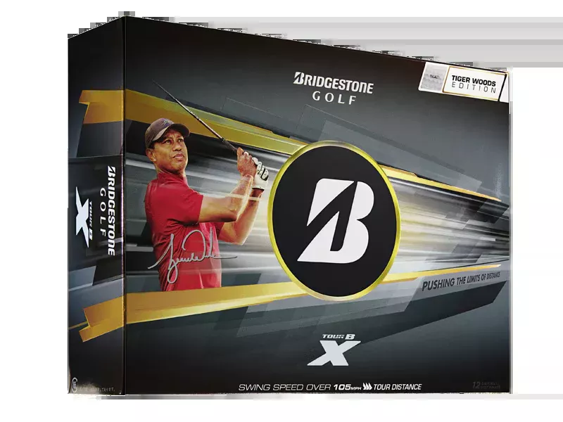 BRIDGESTONE 2026 Tour B X Golf Balls - TIGER WOODS EDITION