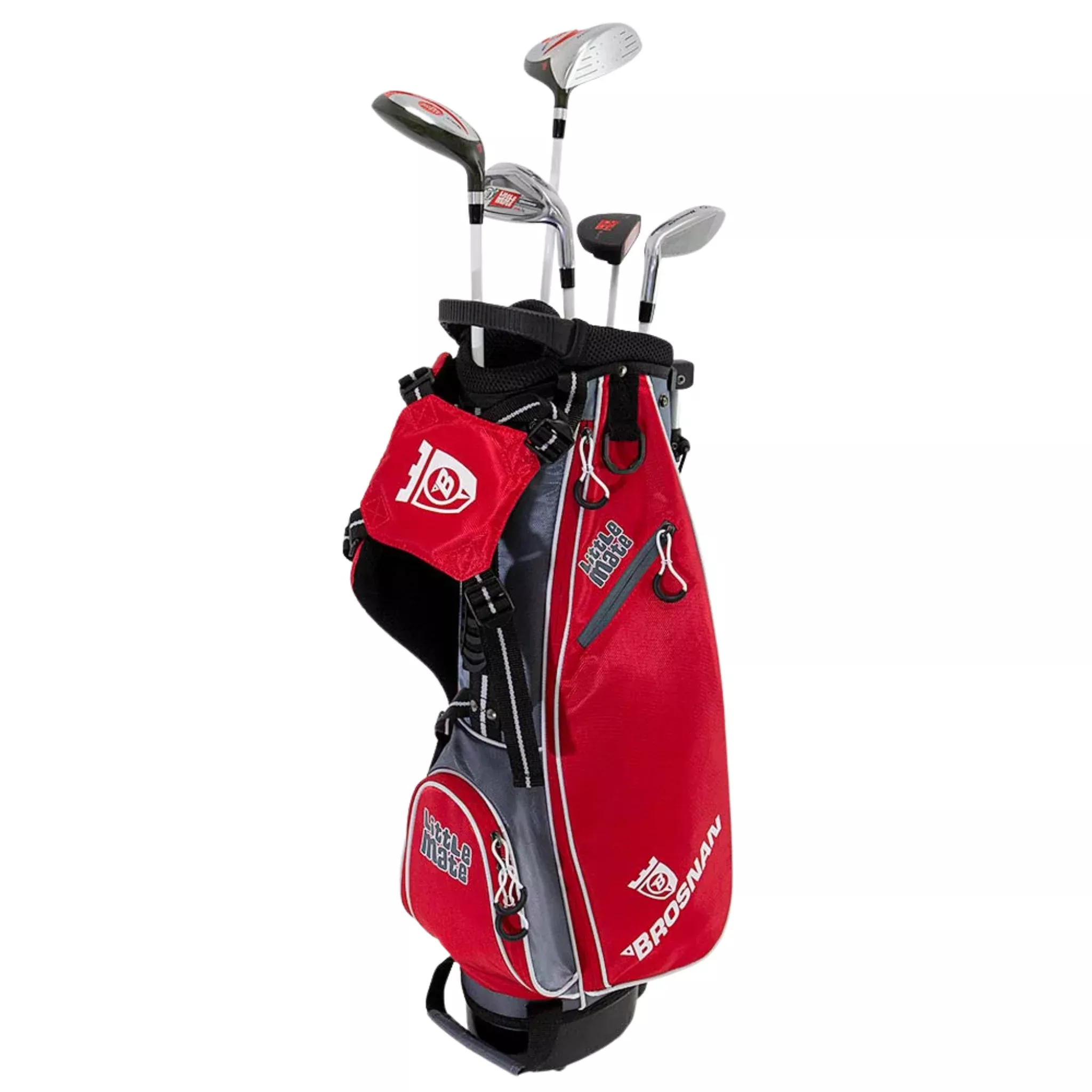 Brosnan Little Mate S7 Junior Golf Package Set | Red (Small)