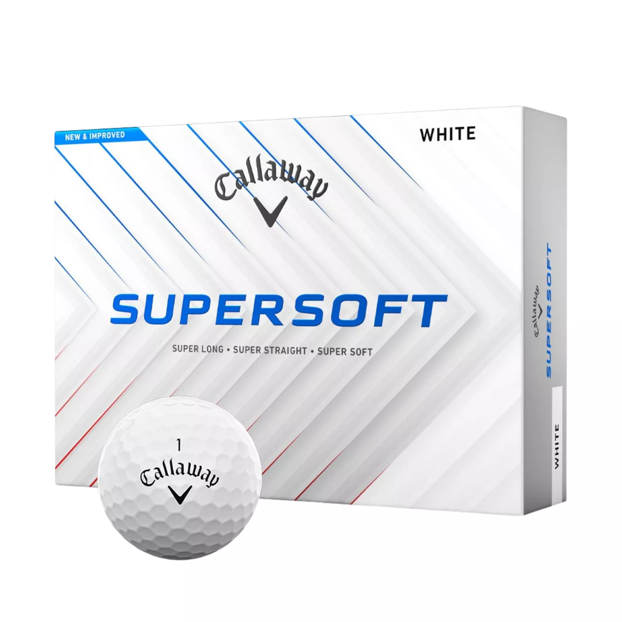 Callaway 2025 Supersoft Golf Balls | White