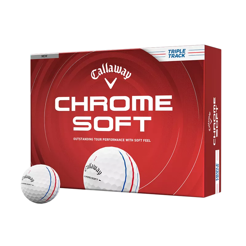 Callaway Chrome Soft Triple Track 2026 Golf Balls White