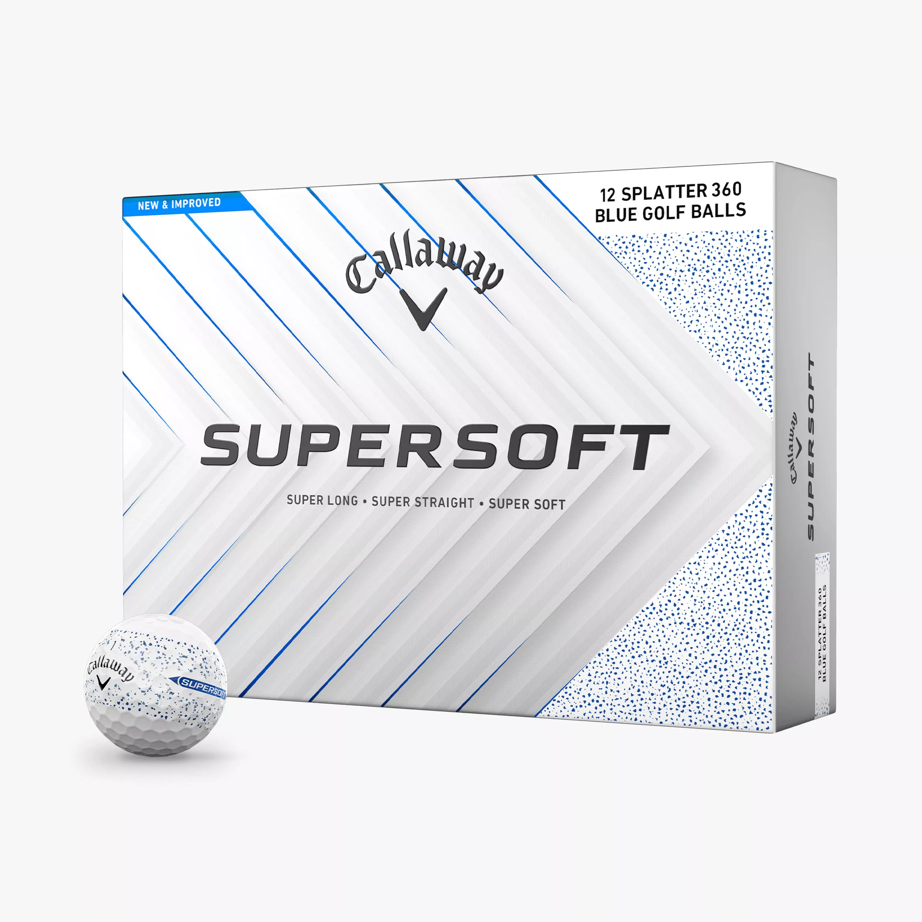 Callaway Supersoft Splatter Golf Balls 2025