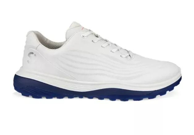 ECCO LT1 Men's Golf Shoes | White/Blue