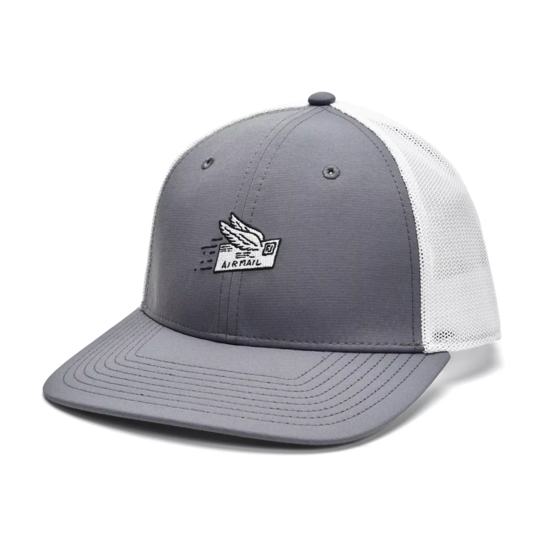 FootJoy 2025 Air Mail Trucker Hat | Grey/White