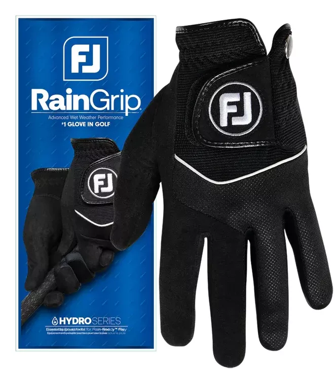 FootJoy RainGrip Men's Golf Glove | Black