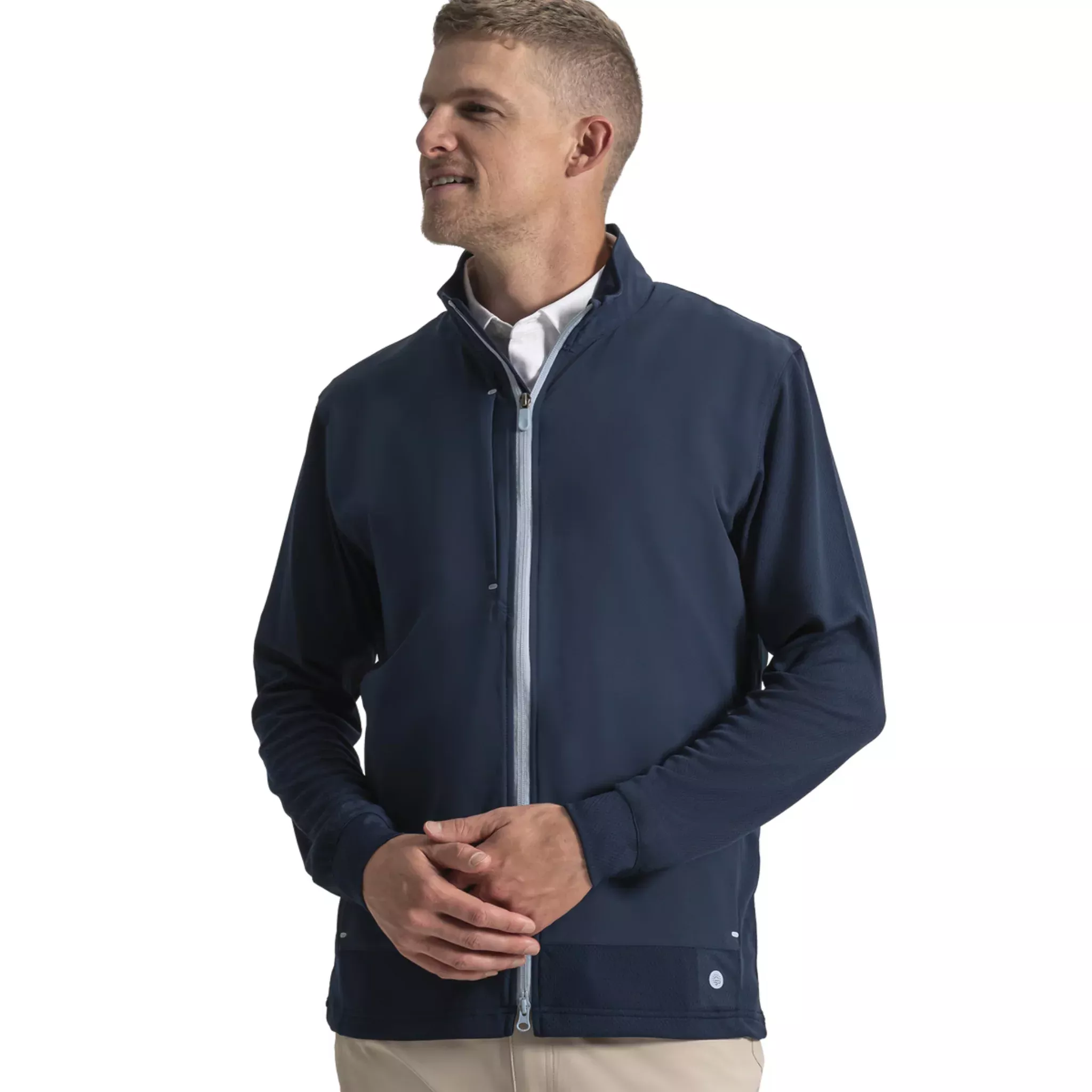 FootJoy TempoSeries Hybrid Full-Zip Men's Jacket | Navy