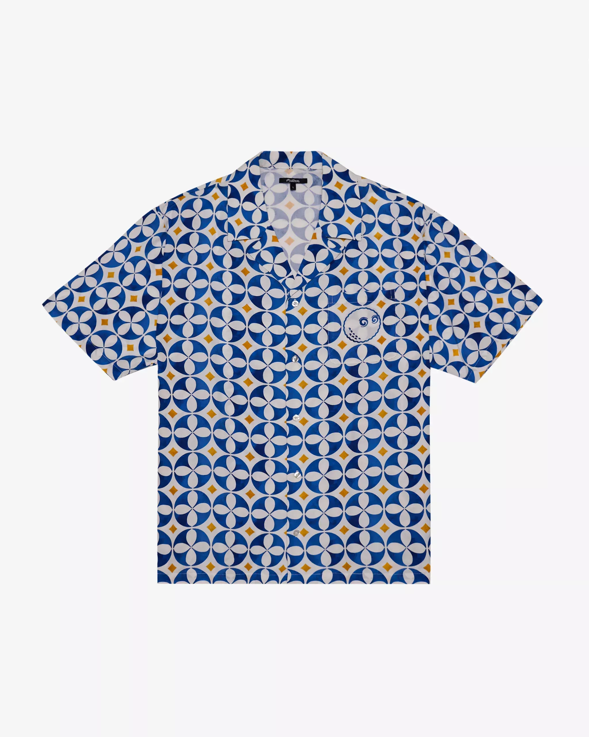 Malbon Riviera Camp Collar Shirt