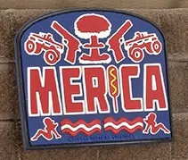 "Merica" - Morale Patch - Color