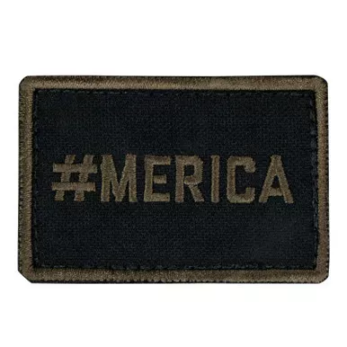 #MERICA PATCH (6PCS/PACK) -Coyote Brown