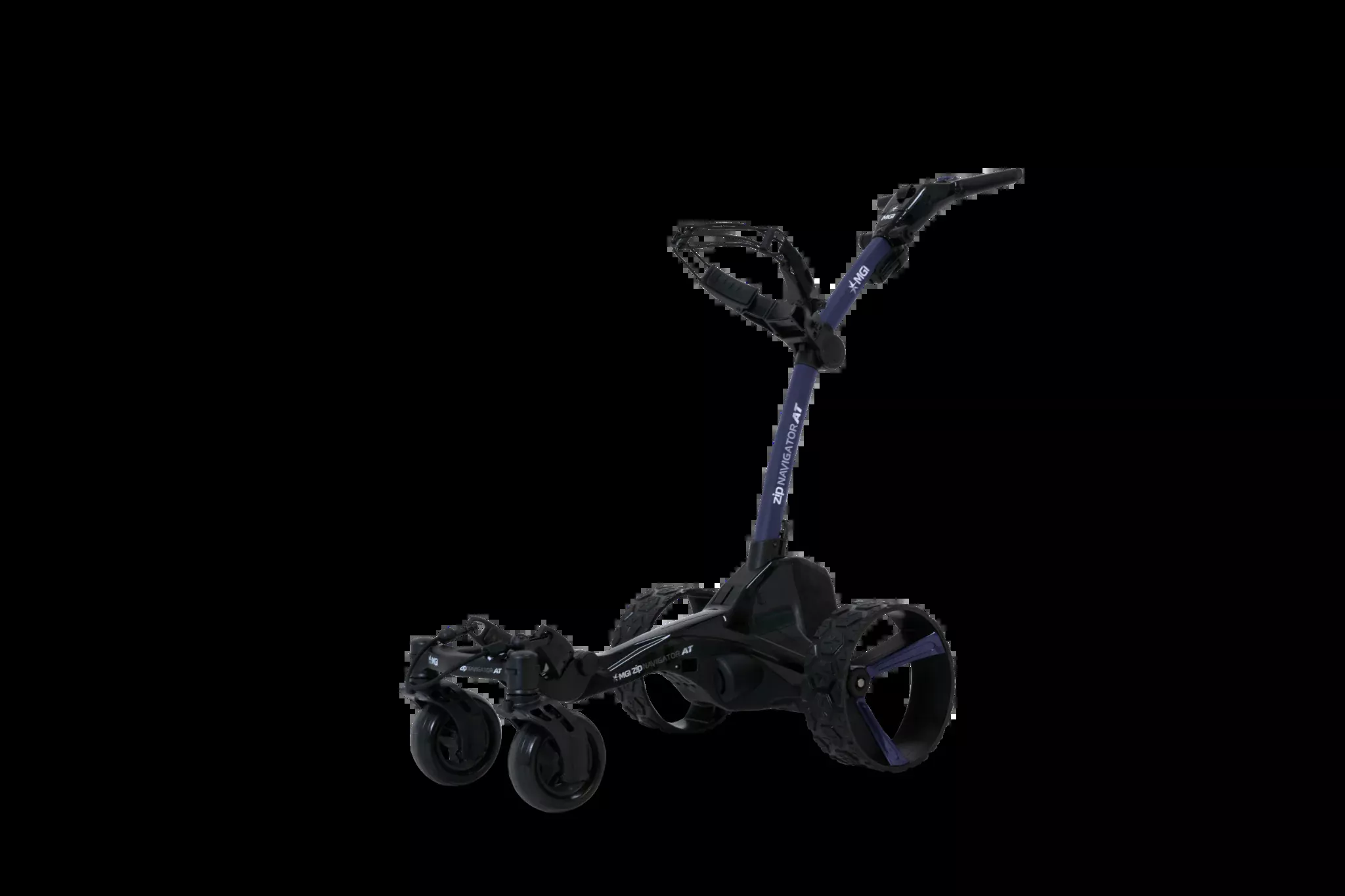 MGI Zip Navigator All Terrain Electric Golf Trundler – Matte Navy Special Edition
