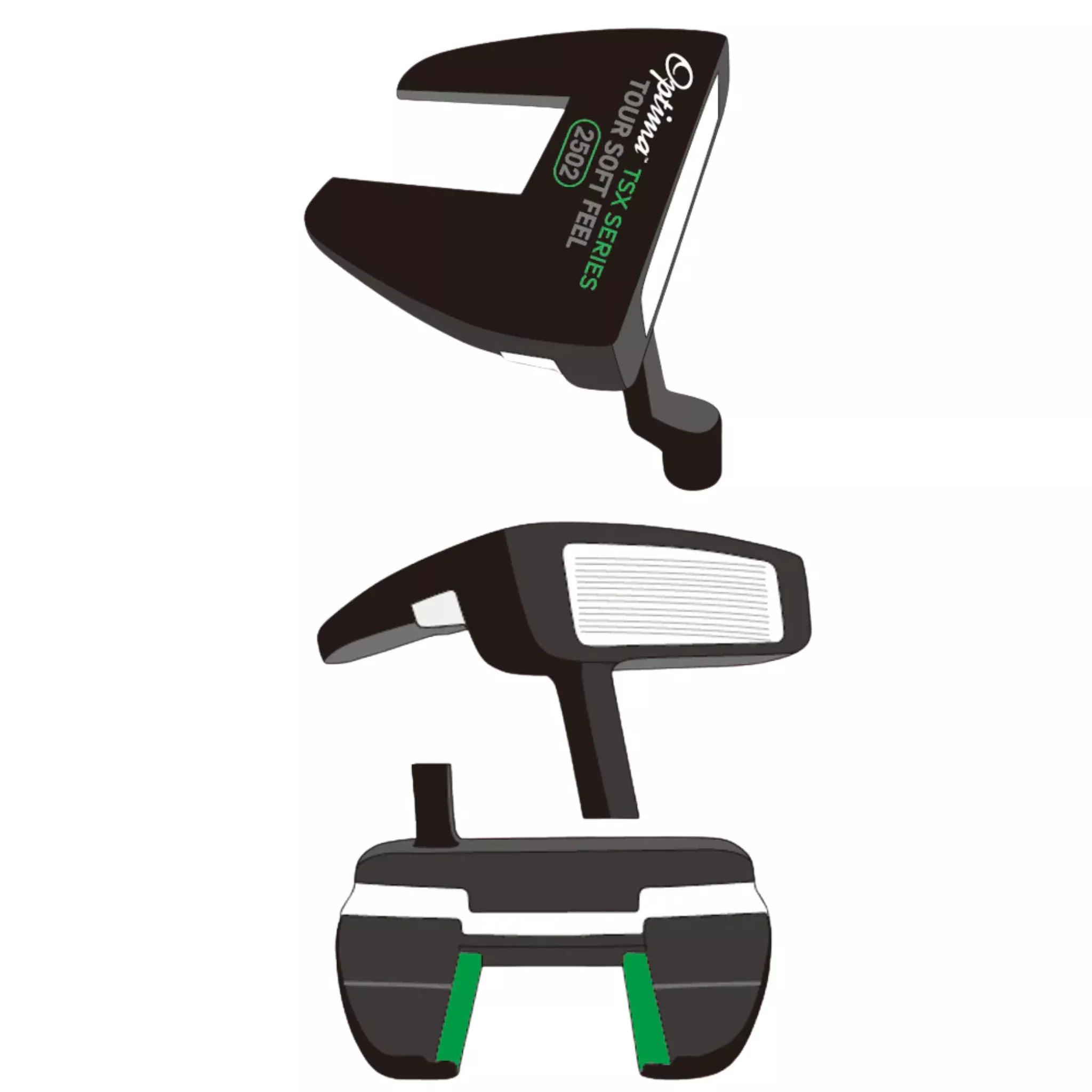 Optima TSX Putters | Left Handed