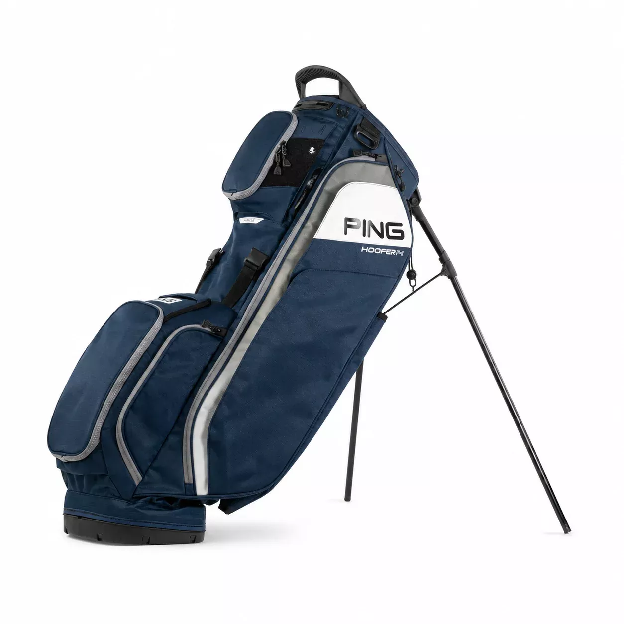 PING Hoofer 14 Stand Golf Bag | Navy/Grey