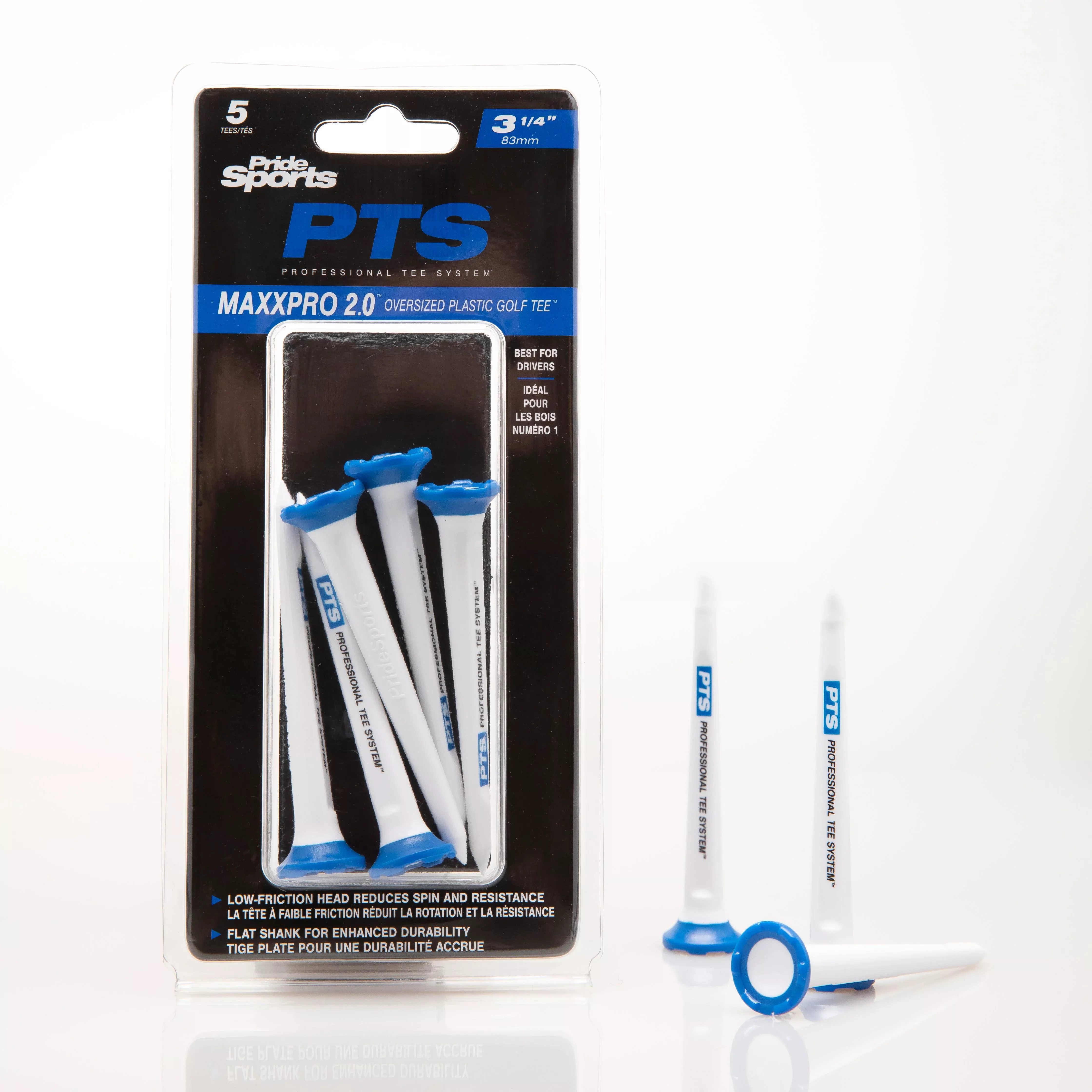 Pride PTS MaxxPro 2.0 Oversize Plastic Tee 3-1/4" (5 Pack)