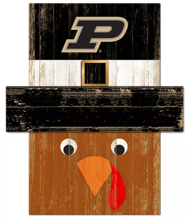 Purdue Boilermakers Turkey Head Sign