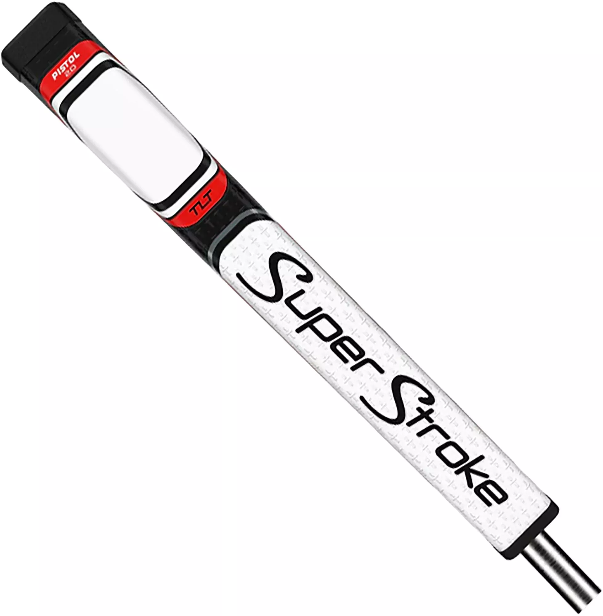 SuperStroke Zenergy TLT Pistol 2.0 Putter Grip | White/Red