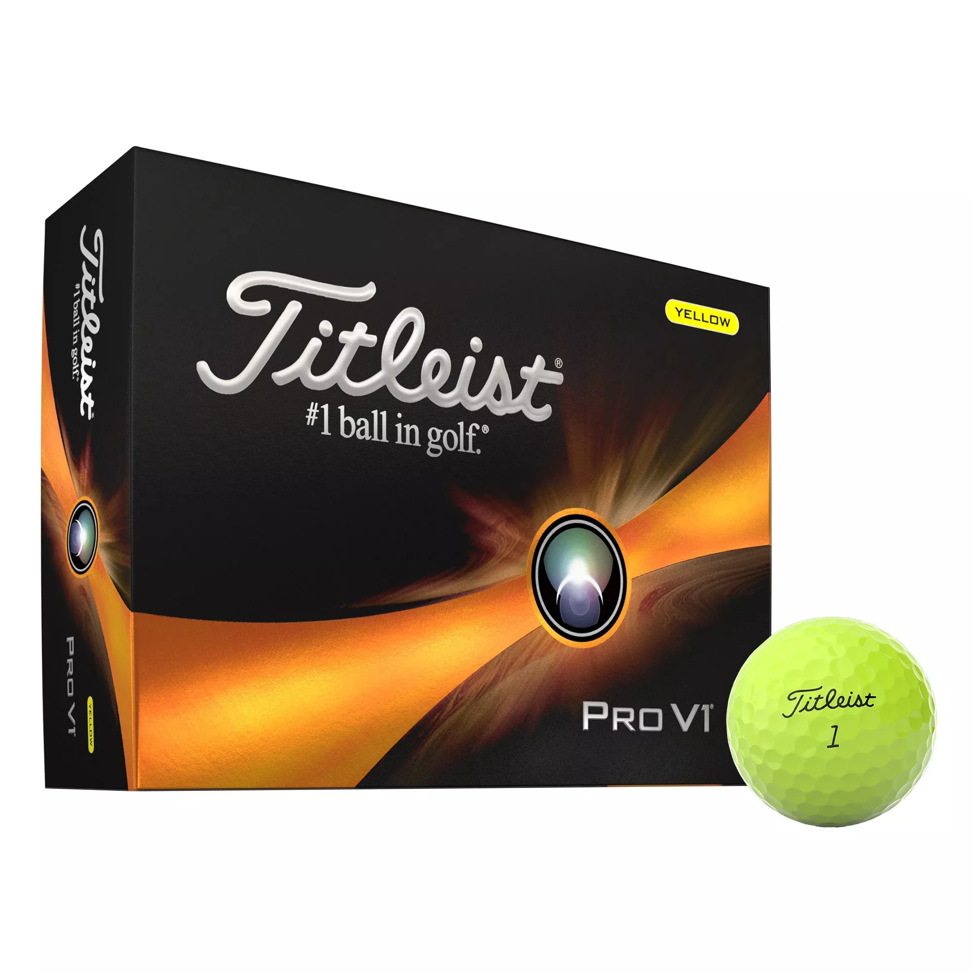Titleist PRIOR GENERATION Pro V1 Golf Balls | Yellow