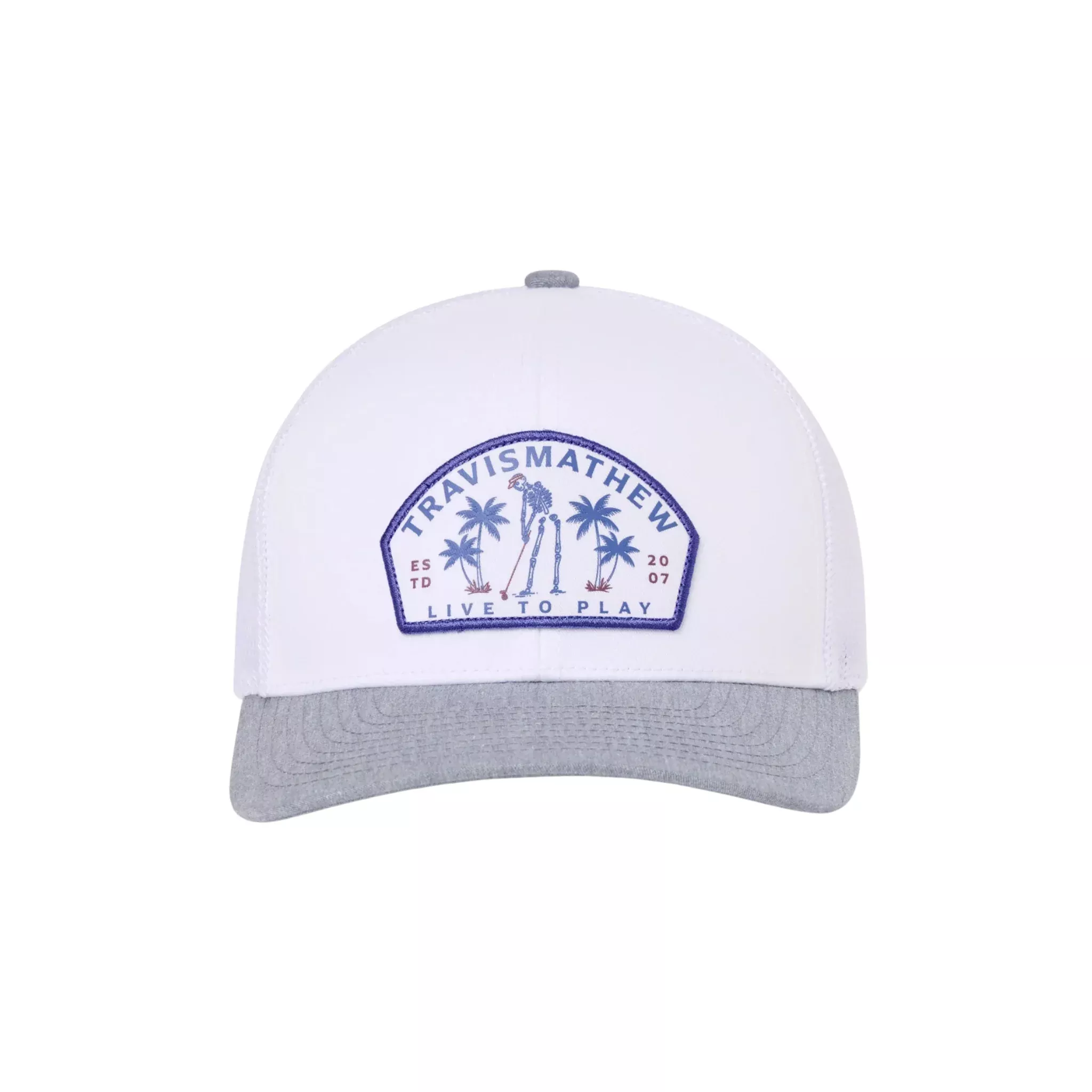 TravisMathew Dark Ages Snapback Hat | White