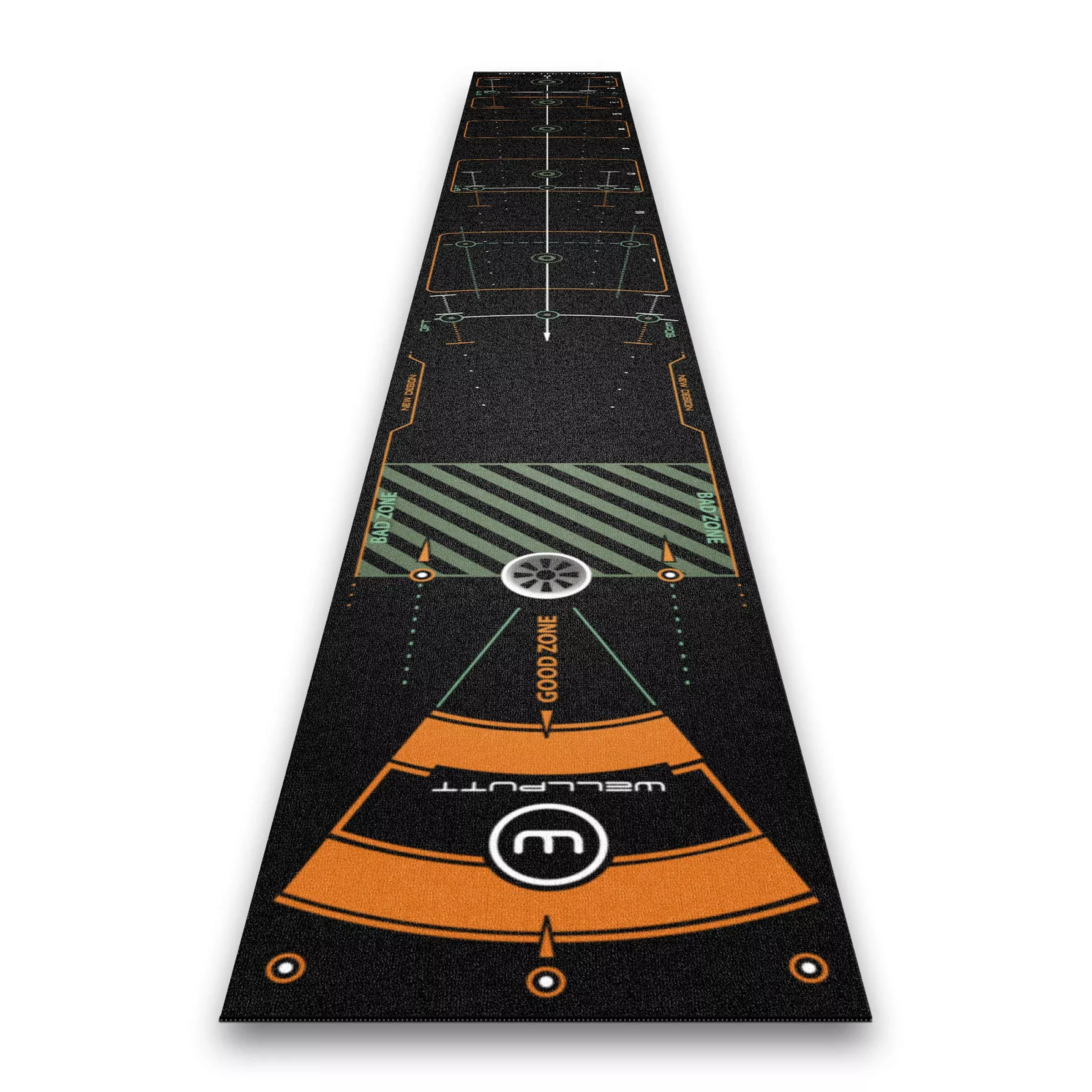 Wellputt Classic Black 13ft (4m) Putting Mat