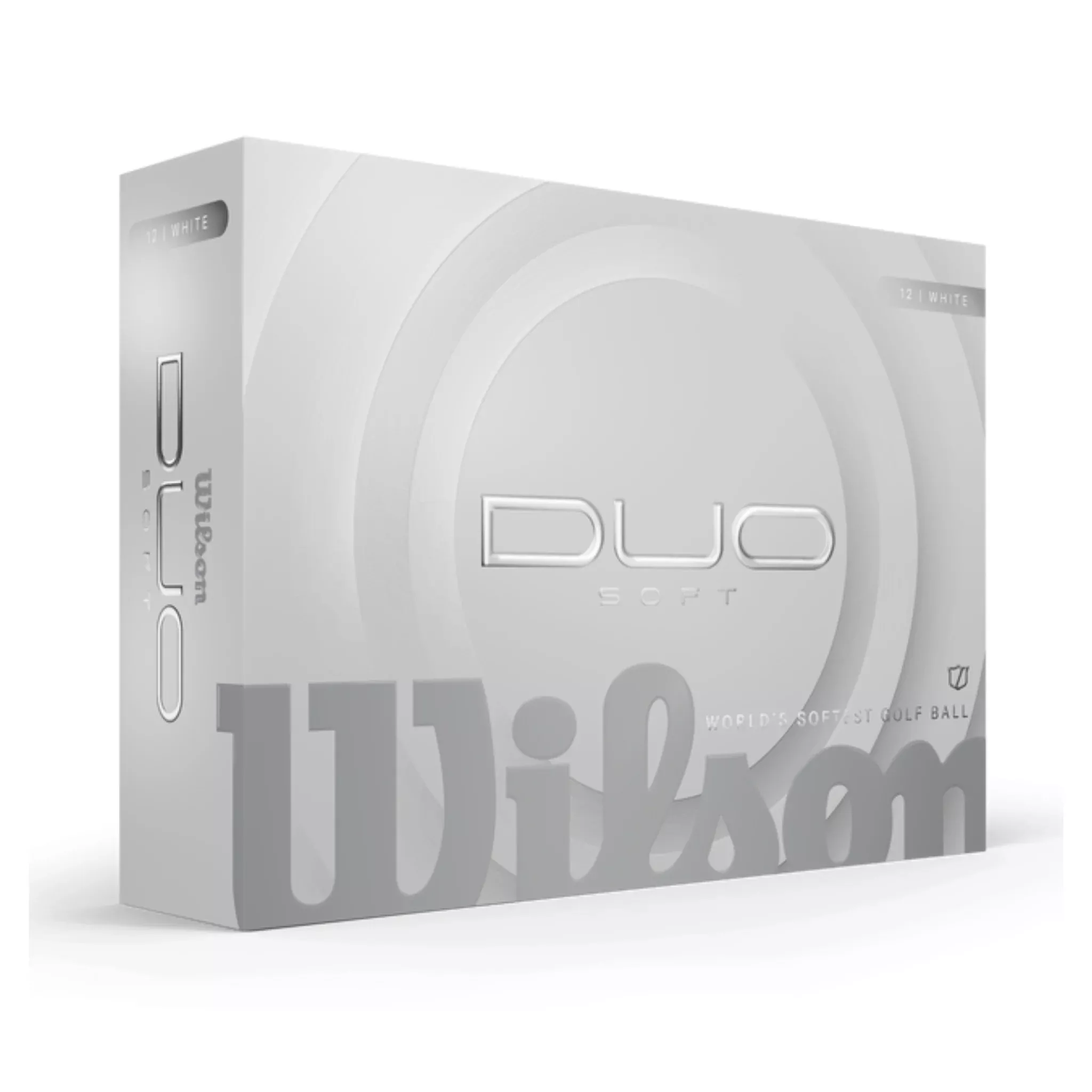 Wilson 2025 DUO Soft Golf Balls | White