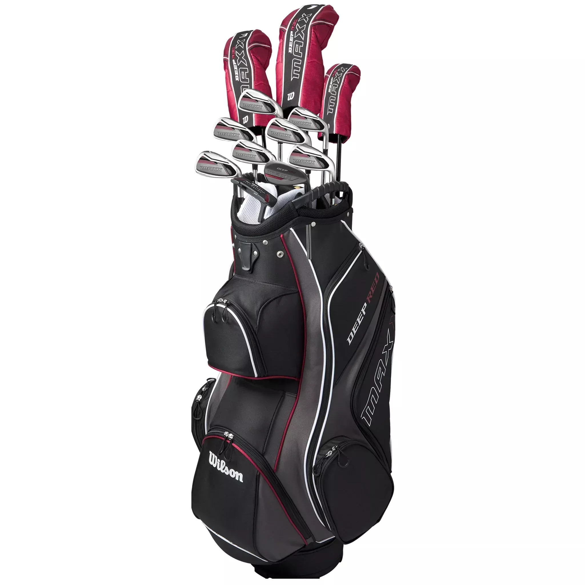 Wilson Deep Red Maxx Package Set 25 men's RH - Steel