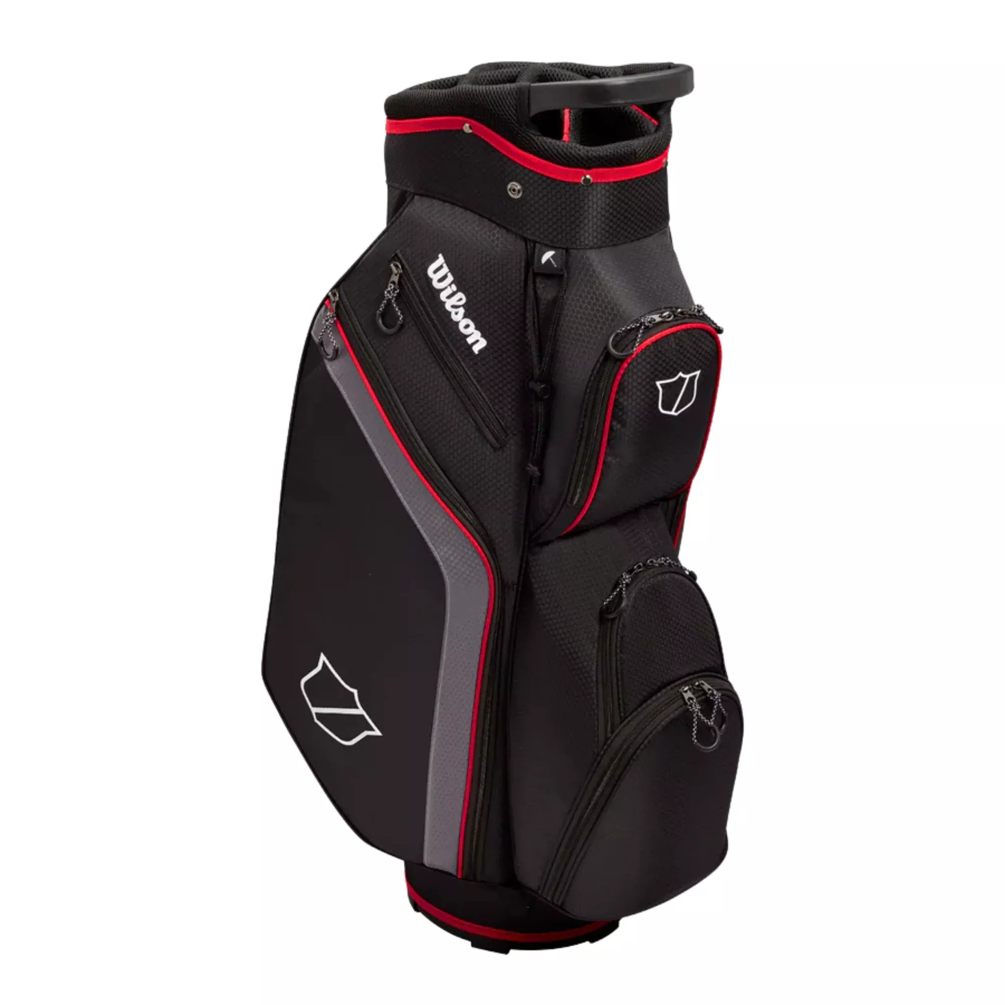Wilson Lite Cart Bag | Black/Charcoal/Red