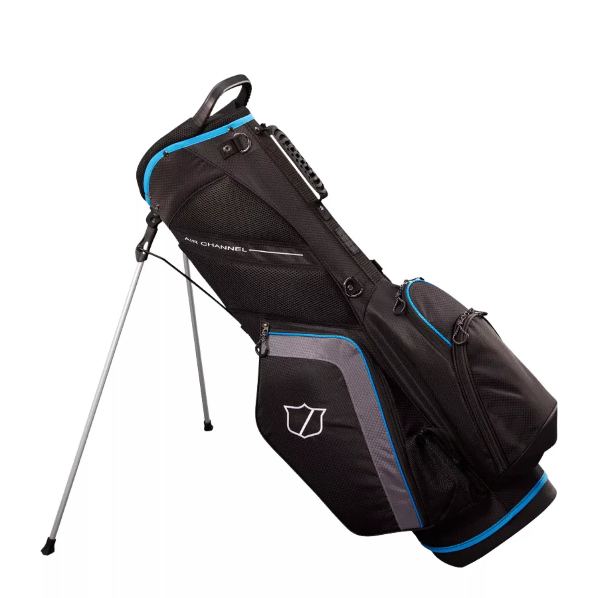 Wilson Lite Stand Bag | Black/Charcoal/Blue