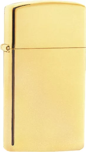 ZippoSlim Polish Brass