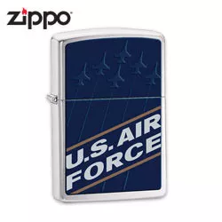 ZippoUS Air Force Brushed Chrome